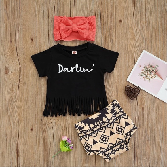 “DARLIN” 3 PIECE BOHO STYLE 3 PIECE - Picture 6 of 6